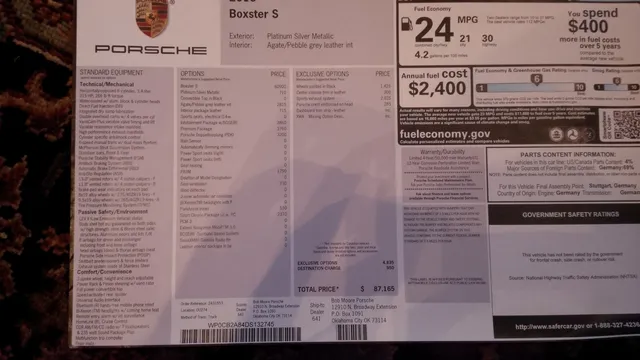 2013 Porsche Boxster S