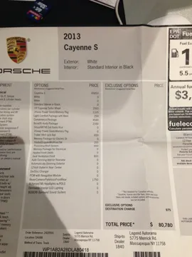 2013 Porsche Cayenne S