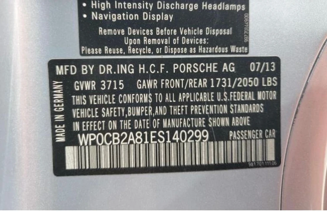 2014 Porsche 981 Boxster S - Image 24 of 29