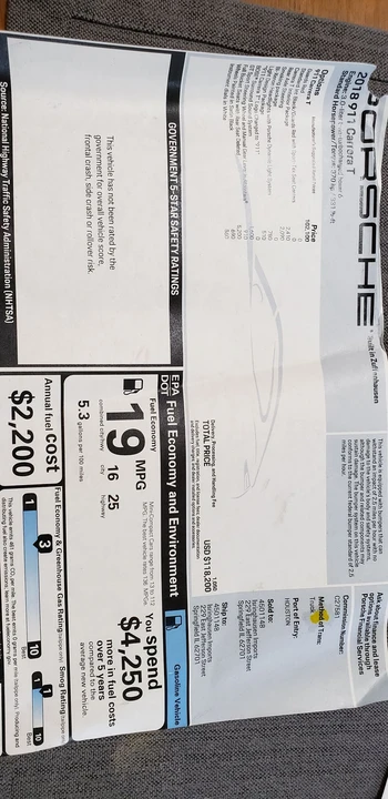 2018 Porsche 991 Carrera T - Image 25 of 29