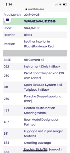 2018 Porsche 991 Carrera 4S - Image 10 of 10
