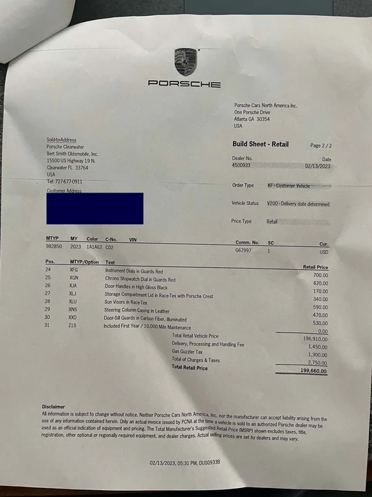 2023 Porsche 718 Cayman GT4 RS - Image 17 of 17