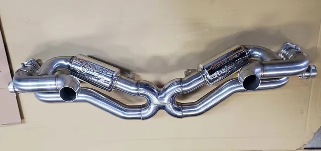 Porsche Fabspeed Valved X-Pipe Muffler Assembly