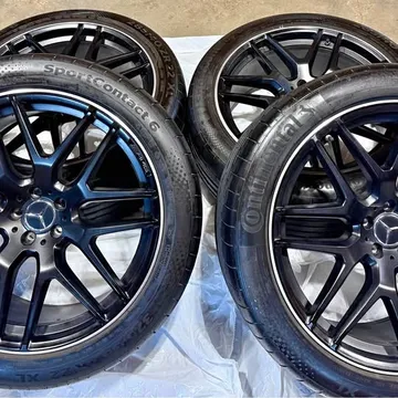 Mercedes AMG 22" Wheels and Tires Staggered Set