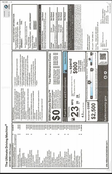 2013 BMW E82 135i & 135is - Image 4 of 4