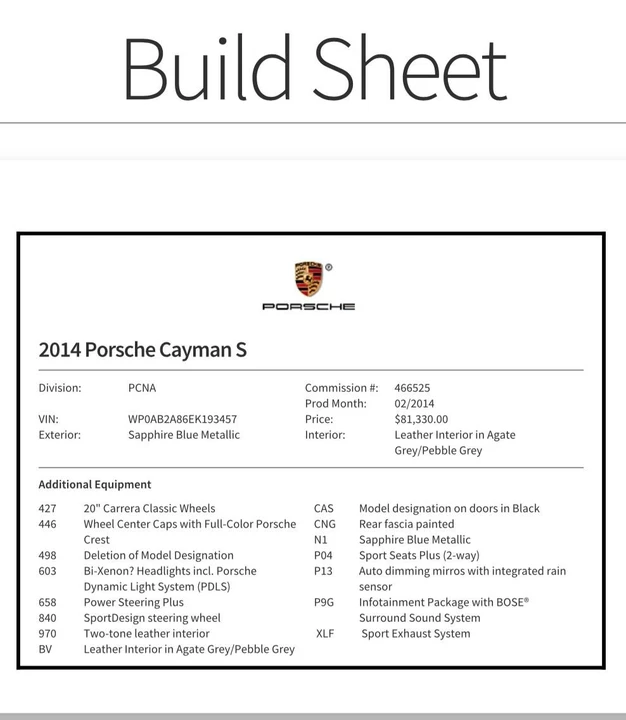 2014 Porsche 981 Cayman S - Image 11 of 11