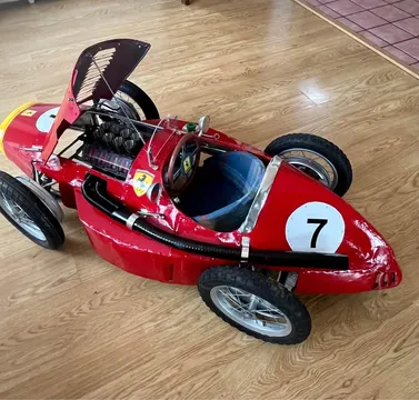 Ferrari 553 FI car.  sculpture