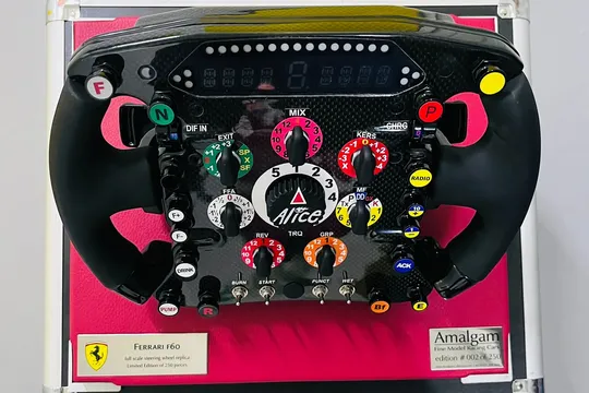 Ferrari F60 F1 Steering Wheel Replica by Amalgam Collection