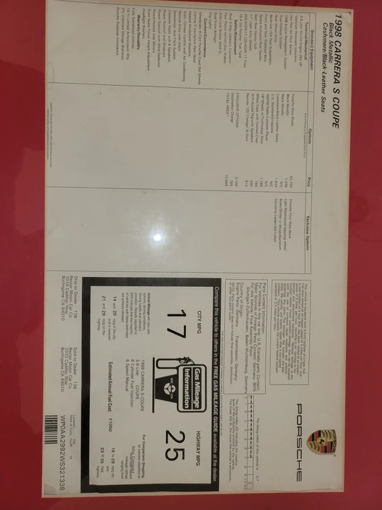 1998 Porsche 911 - Image 4 of 11