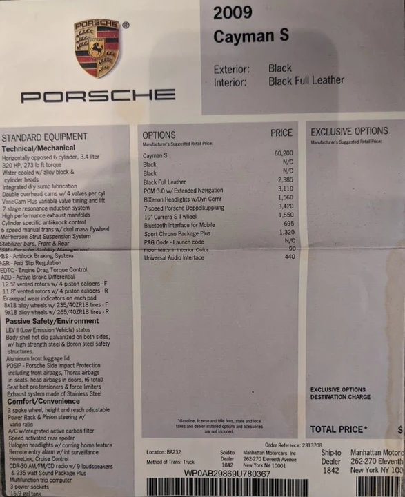 2009 Porsche 987 Cayman S - Image 6 of 6