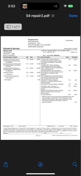 2005 Audi B6 S4 - Image 22 of 22