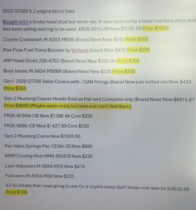 2020 Parts & Memorabilia Engines - Image 2 of 10