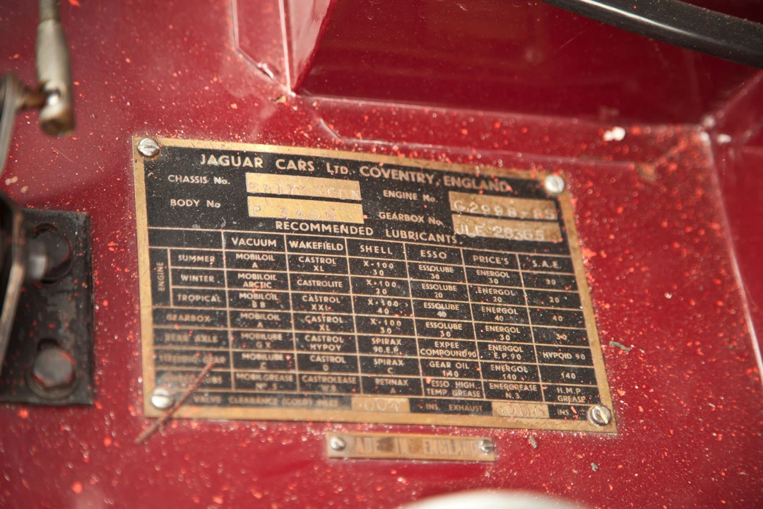 1955 Jaguar XK140 DHC Drophead - Image 4 of 9