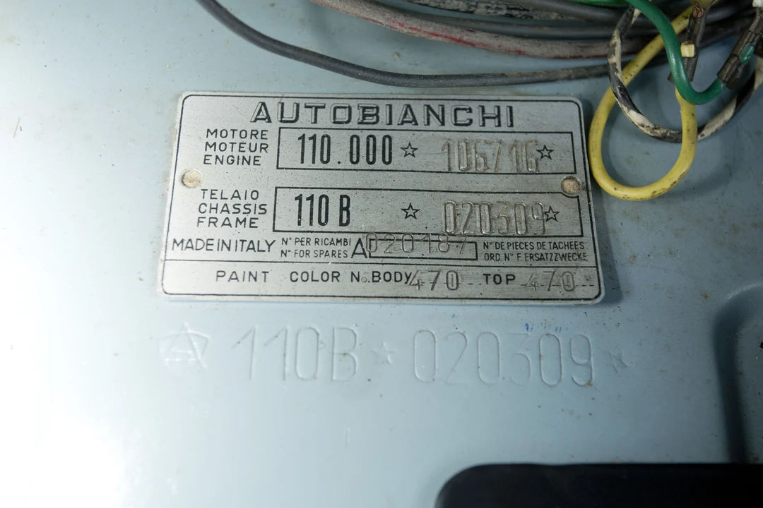 1960 Autobianchi Bianchina - Image 9 of 21
