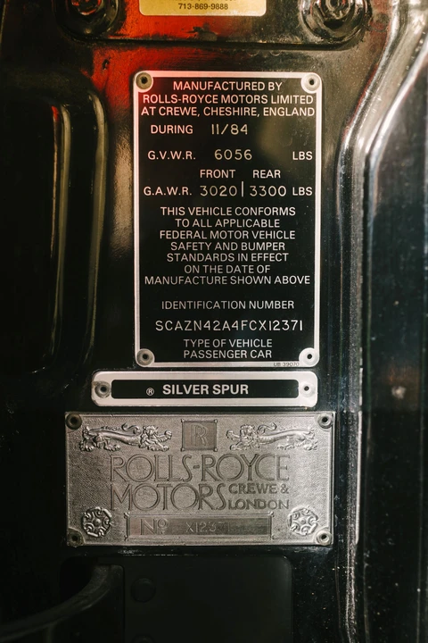 1985 Rolls-Royce Silver Spur & Spirit I - Image 18 of 18