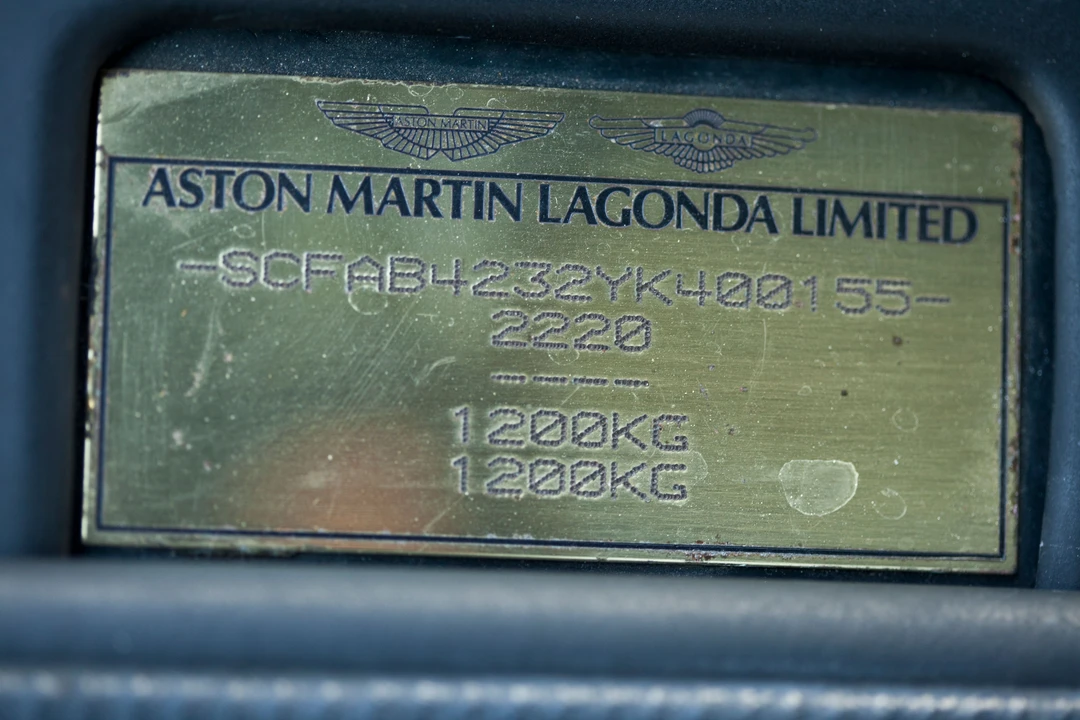 2000 Aston Martin DB7 Vantage - Image 14 of 14