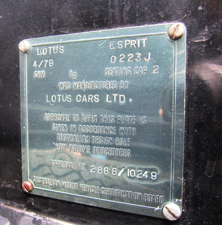 1979 Lotus Esprit Series 2 - Image 4 of 7
