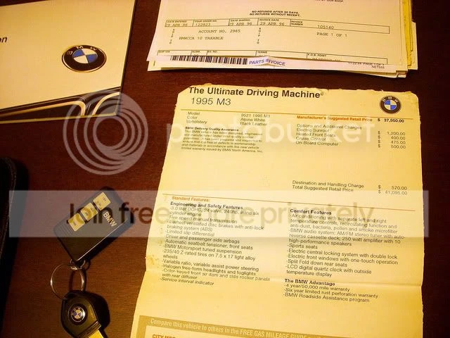 1995 BMW E36 M3 Lightweight - Image 6 of 6