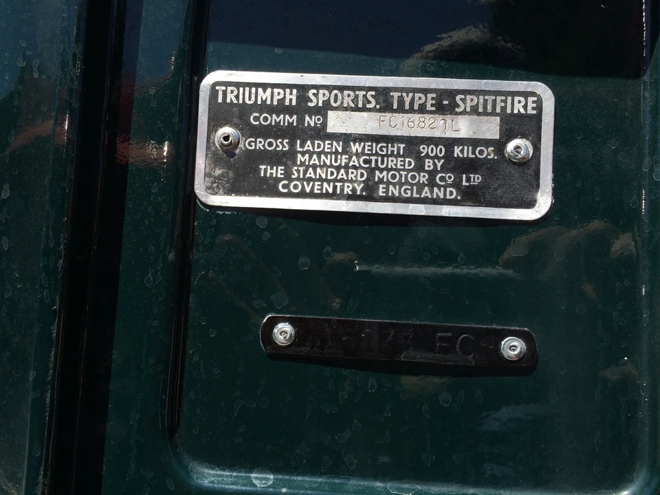 1964 Triumph Spitfire Mark I - Image 31 of 31