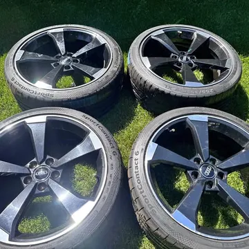 Audi RS3 Rotor Rims with Continental Tires