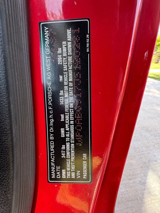 1988 Porsche 911 Carrera 3.2 - Image 23 of 24