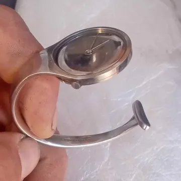 Jensen Half Bangle Stainless Steel Watch