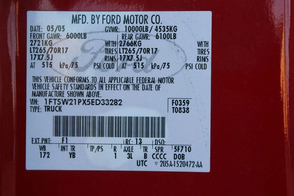 2005 Ford Super Duty 1st Gen - Image 16 of 17
