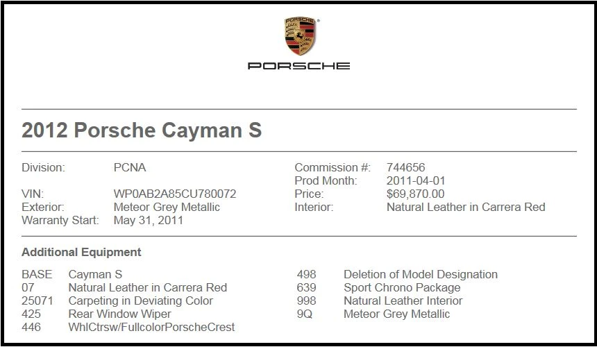 2012 Porsche 987 Cayman S - Image 13 of 14