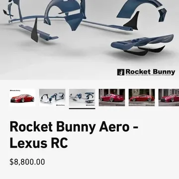 2015 Lexus RC F Greddy Rocket Bunny Widebody Kit