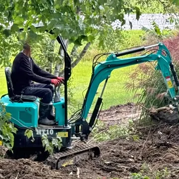 HIGHTOP HT10 Mini Excavateur avec moteur Briggs & Stratton Engine