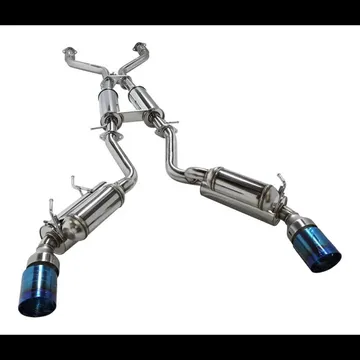 Nissan HKS Hi Power Catback Exhaust with Burnt Blue Tips