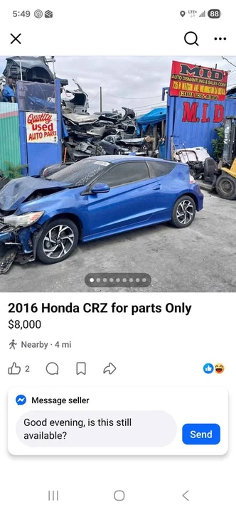 Honda CR-Z - Image 8 of 8