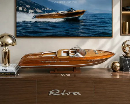Tesla Riva Aquarama Wooden Model Boat