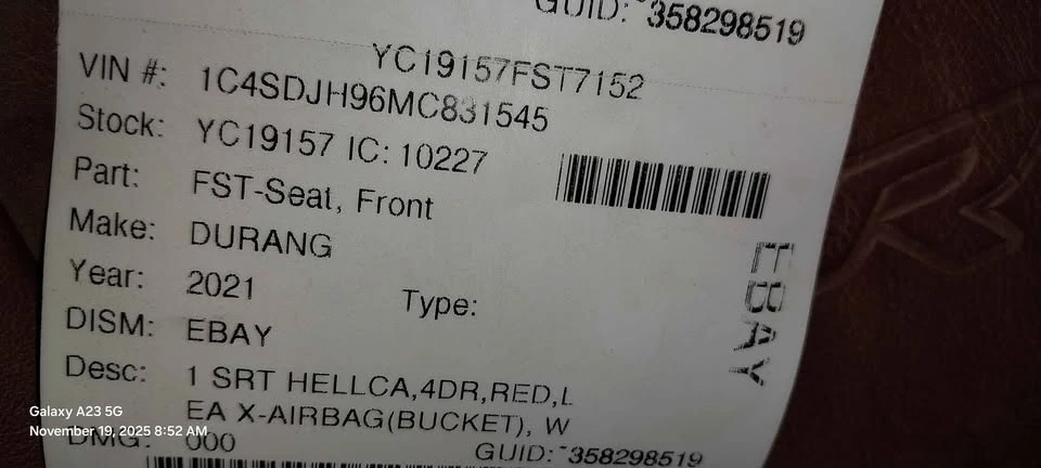 2021 Dodge Durango SRT Hellcat 3rd Gen - Image 6 of 6