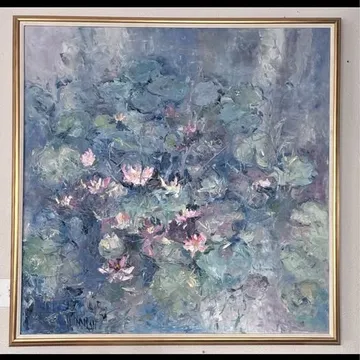 Lotus Henrietta Milan Original Painting