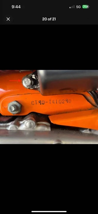1972 Honda CT90 - Image 2 of 10
