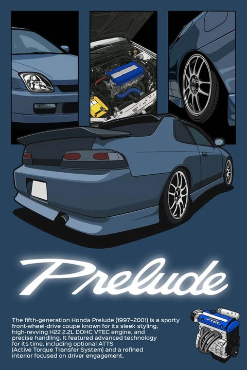 2001 Honda Prelude 5th Gen - Image 3 of 8