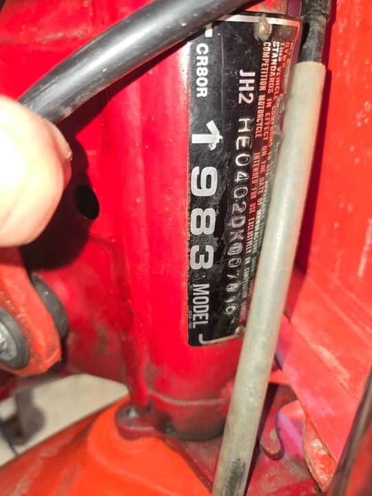 1983 Honda CR - Image 6 of 9