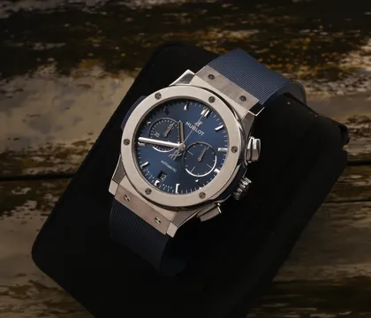 Hublot Classic Fusion Chronograph Titanium Watch Ref. 541.NX.710.RX Full Set