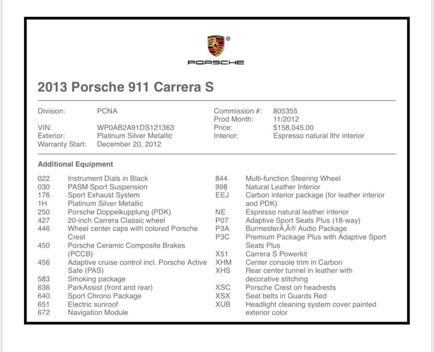 2013 Porsche 991 Carrera S - Image 6 of 31