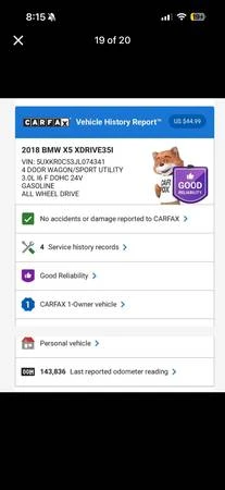 2018 BMW F15 X5 - Image 10 of 11