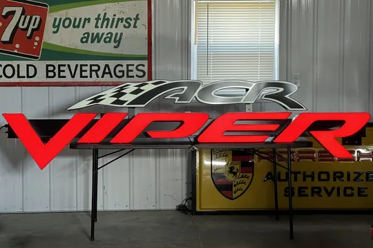 Dodge Viper ACR Illuminated Sign