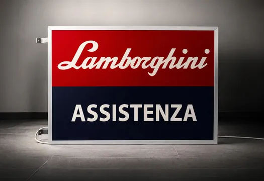 Lamborghini Assistenza Illuminated Sign