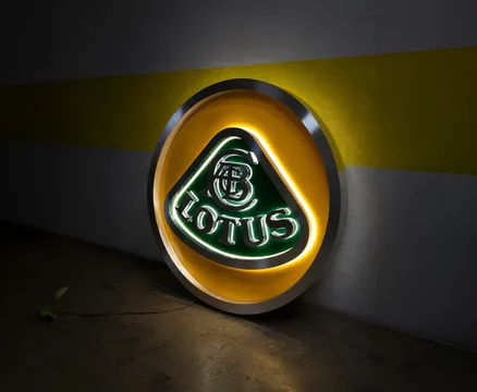 Lotus Illuminated Sign