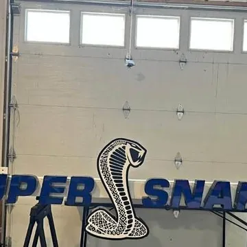 Shelby Super Snake Sign