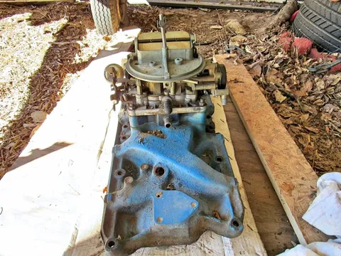 Ford Mustang 289 2 Barrel Intake and Carb