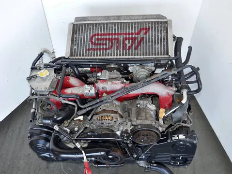 Subaru JDM 2002-2003 Impreza WRX STI GDB V7 Motor 4cyl 2.0L EJ207 EJ20 AVCS Single Scroll Turbo