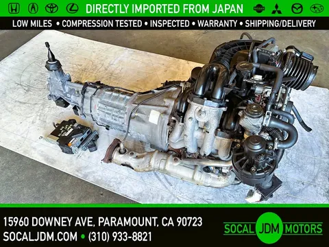 Mazda RX8 13B 6 Port Rotary Engine & 6 Speed Manual Transmission