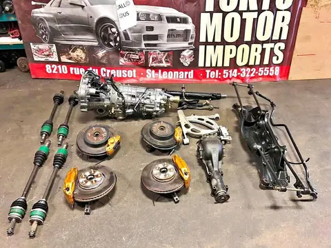 Subaru JDM 2006-2007 Version 9 TY856WB7KA STI DCCD Complete Transmission Package Brembo Kit 5x114.3
