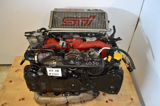 Parts & Memorabilia JDM Subaru WRX STI V8 Engine 04-05 Blob Eye EJ207 2.0L Turbo Motor, Intercooler